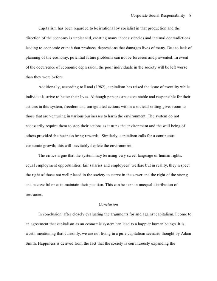 corporate social responsibility essay pdf csr conclusion